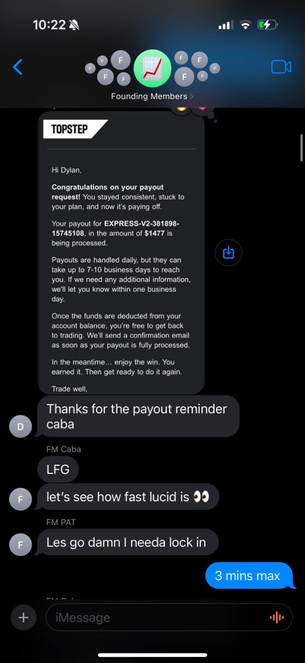 Student payout