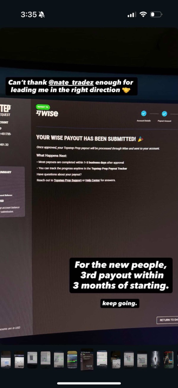 Student payout