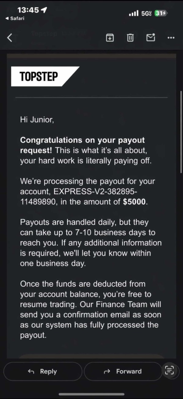 Student payout